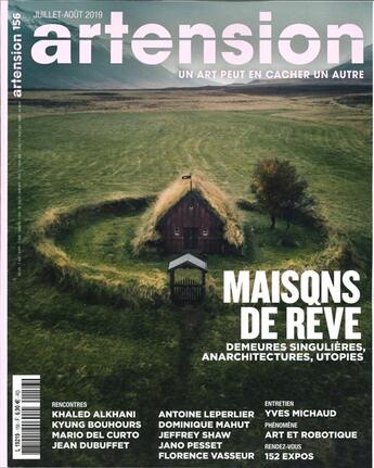 Couverture du livre « Artension n 156 maisons de reve - juillet/aout 2019 » de  aux éditions Artension