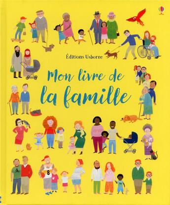 Couverture du livre « Mon livre de la famille » de Felicity Brooks et Mar Ferrero aux éditions Usborne