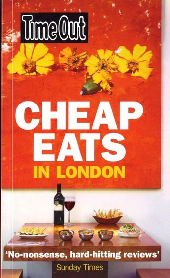 Couverture du livre « CHEAP EATS IN LONDON: 2009-2010 » de  aux éditions Time Out