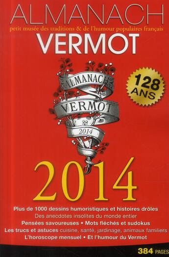 Couverture du livre « Almanach Vermot 2014 » de  aux éditions Hachette Pratique
