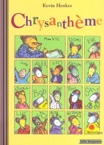 Couverture du livre « Chrysanthème » de Kevin Henkes aux éditions Gallimard-jeunesse
