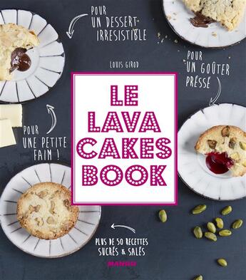 Couverture du livre « Le lava cookies book » de Coralie Ferreira aux éditions Mango