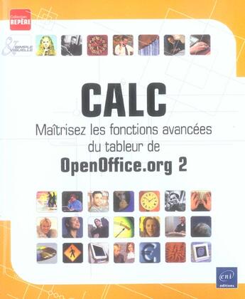 Couverture du livre « Calc ; maitrisez les fonctions avancees du tableur de openoffice.org 2 » de  aux éditions Eni