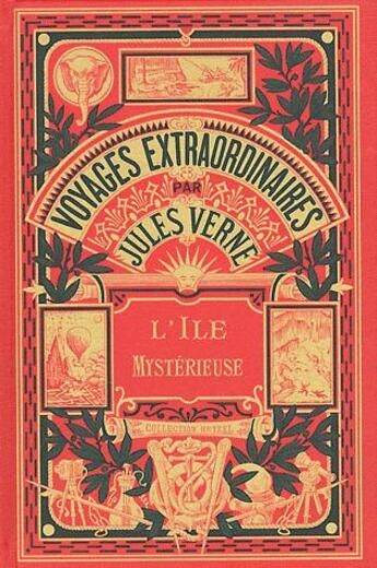 Couverture du livre « L'île mystérieuse t.1 » de Jules Verne aux éditions Elcy Jeunesse