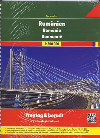 Couverture du livre « Superatlas roumanie / rumanien » de  aux éditions Freytag Und Berndt