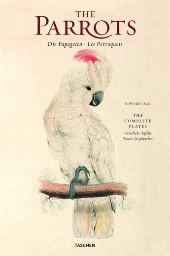 Couverture du livre « Edward Lear, the parrots » de Francesco Solinas aux éditions Taschen