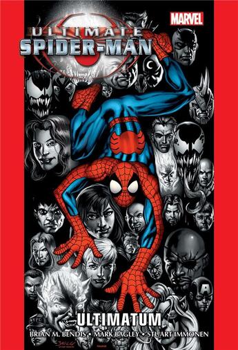 Couverture du livre « Ultimate Spider-Man : Intégrale vol.3 : ultimatum » de Brian Michael Bendis et Mark Bagley aux éditions Panini