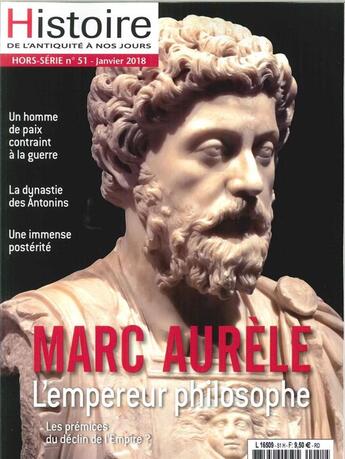 Couverture du livre « Histoire de l'antiquite a nos jours hs n 51 marc aurele janvier 2018 » de  aux éditions Histoire Antique Et Medievale