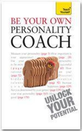 Couverture du livre « Be Your Own Personality Coach » de Paul Jenner aux éditions Teach Yourself