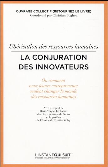 Couverture du livre « Ubérisation des ressources humaines ; la conjuration des innovateurs » de  aux éditions Eyrolles