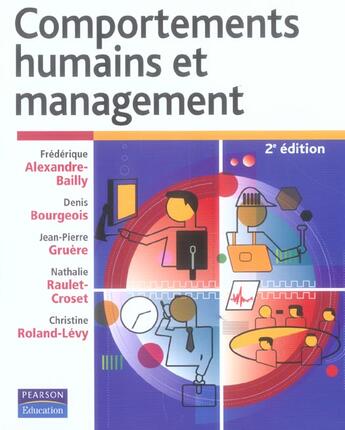 Couverture du livre « Comportements humains et management » de  aux éditions Pearson