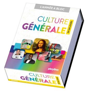 Couverture du livre « L'année à bloc ; culture générale en 365 jours » de  aux éditions Play Bac