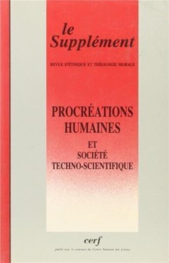 Couverture du livre « Revue d'éthique et de théologie morale 174 » de Collectif Retm aux éditions Cerf