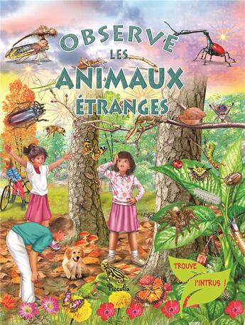 Couverture du livre « OBSERVE ET TROUVE ; les bestioles » de  aux éditions Piccolia