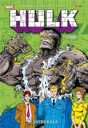 Couverture du livre « Hulk : Intégrale vol.3 : 1988 » de David Peter et Jeff Purves et Todd Mcfarlane et Erik Larsen et Steve Englehart aux éditions Panini