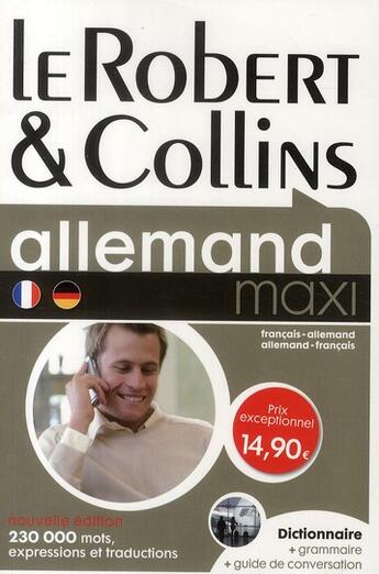 Couverture du livre « Dictionnaire le Robert & Collins maxi ; allemand-français / français-allemand » de  aux éditions Le Robert