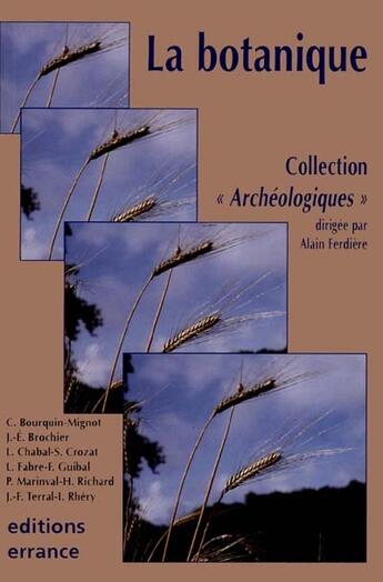 Couverture du livre « Botanique (la) » de Alain Ferdiere aux éditions Errance