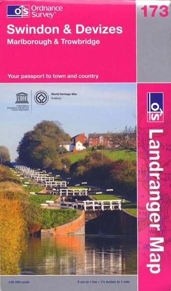 Couverture du livre « Swindon devizes » de  aux éditions Ordnance Survey