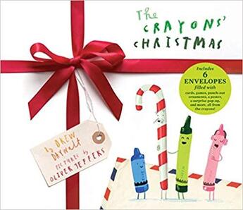 Couverture du livre « THE CRAYONS CHRISTMAS » de Daywalt Drew/Jeffers aux éditions Random House Us