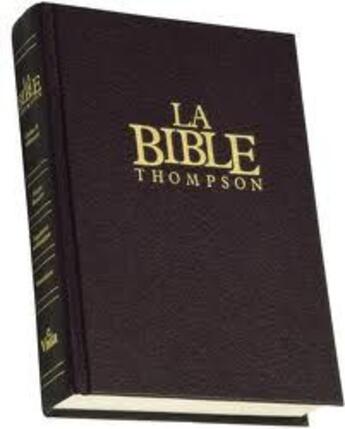 Couverture du livre « La bible Thompson » de  aux éditions Vida