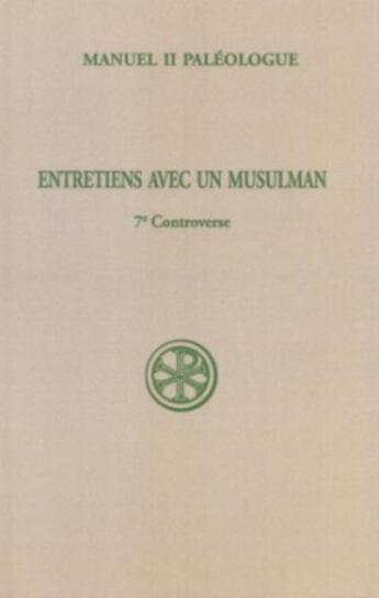 Couverture du livre « Entretiens avec un musulman » de  aux éditions Cerf