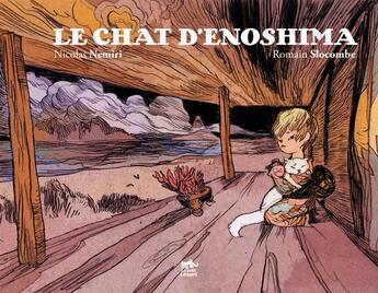 Couverture du livre « Le chat d'Enoshima » de Romain Slocombe et Nicolas Nemiri aux éditions Petit Lezard