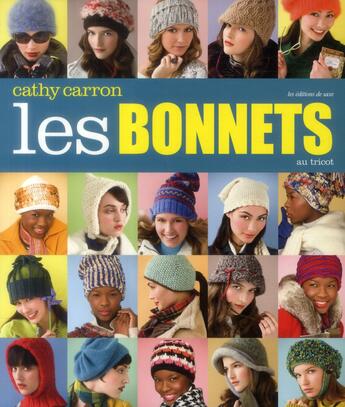 Couverture du livre « Les bonnets au tricot » de Cathy Carron aux éditions De Saxe