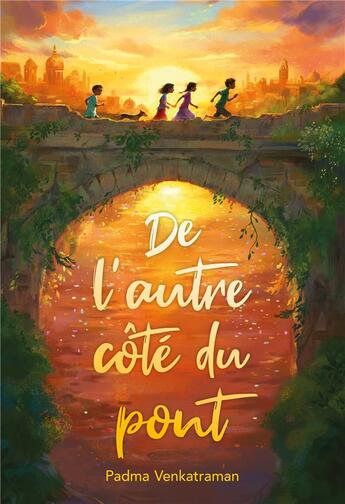 Couverture du livre « De l'autre côté du pont » de Padma Venkatraman aux éditions Ecole Des Loisirs