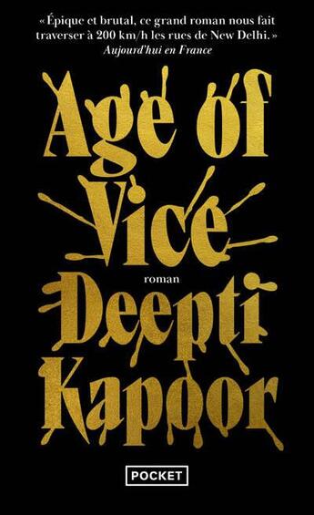 Couverture du livre « Age of vice Tome 1 » de Deepti Kapoor aux éditions Pocket