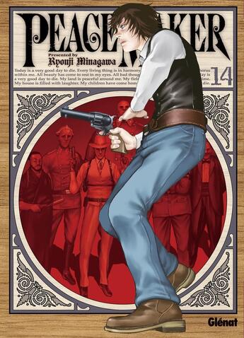 Couverture du livre « Peacemaker Tome 14 » de Ryouji Minagawa aux éditions Glenat