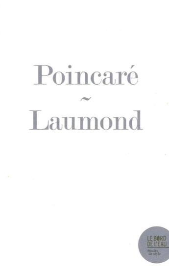 Couverture du livre « Poincaré et la robotique ; les géométries de l'action » de Jean-Paul Laumond aux éditions Bord De L'eau