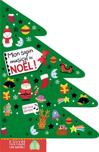 Couverture du livre « Mon sapin musical de Noël en 3 D » de Patricia Regan aux éditions 1 2 3 Soleil