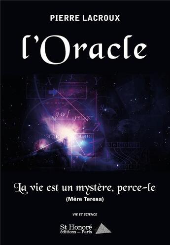 Couverture du livre « L oracle » de Lacroux Pierre aux éditions Saint Honore Editions