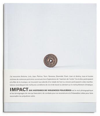 Couverture du livre « Impact : dix histoires de violences policières » de Rudy Burbant aux éditions Loco