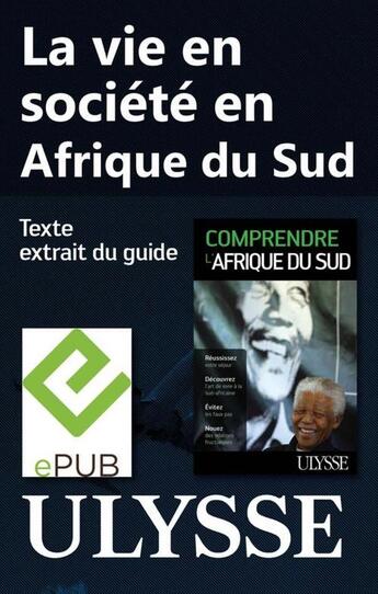 Couverture du livre « La vie en société en Afrique du Sud » de  aux éditions Ulysse