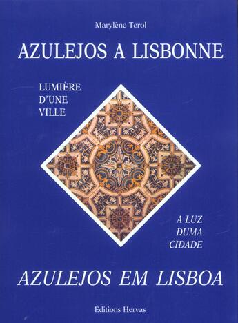 Couverture du livre « Azulejos a lisbonne » de Terol/Marylene aux éditions Hervas