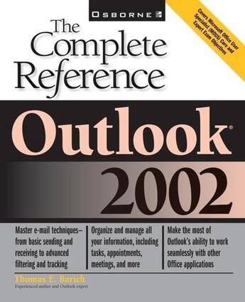 Couverture du livre « Outlook (2002) » de Barich Thomas E. aux éditions Mcgraw-hill Education