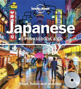 Couverture du livre « Japanese phrasebook and audio cd - 4ed - anglais » de Lonely Planet aux éditions Lonely Planet France