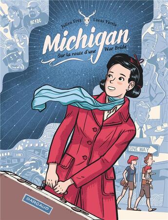 Couverture du livre « Michigan ; sur la route d'une War Bride » de Lucas Varela et Julien Frey aux éditions Dargaud