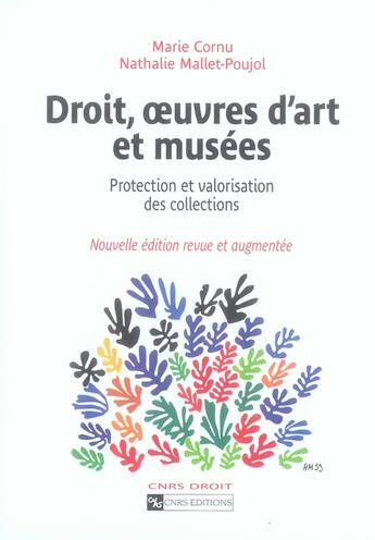 Couverture du livre « Droit, oeuvres d'art et musées ; protection et valorisation des collections (édition 2006) » de Nathalie Mallet-Poujol et Marie Cornu aux éditions Cnrs