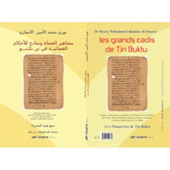 Couverture du livre « Les grands cadis de Tin Buktu » de Noury Mohammed Alamine Al-Ansary aux éditions Alfabarre