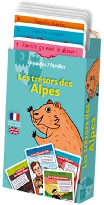 Couverture du livre « Les tr2sors des alpes ; le jeu de 7 familles » de  aux éditions La Petite Boite