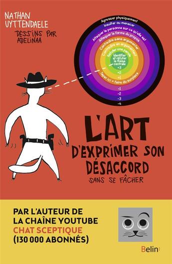 Couverture du livre « L'art d'exprimer son désaccord sans se fâcher » de Adelinaa et Nathan Uyttendaele aux éditions Belin