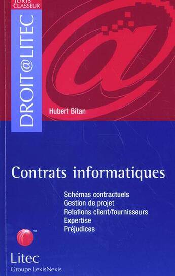 Couverture du livre « Contrats informatiques » de Bitan aux éditions Lexisnexis
