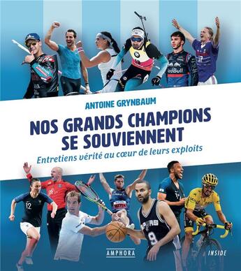 Couverture du livre « Nos grands champions se souviennent » de Antoine Grynbaum aux éditions Amphora