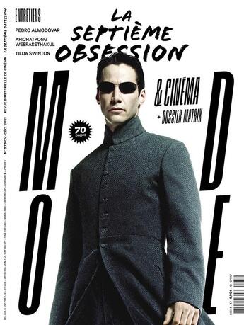 Couverture du livre « La septieme obsession n 37 : mode & cinema - matrix - nov/dec 2021 » de  aux éditions La Septieme Obsession