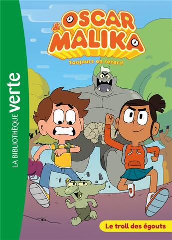 Couverture du livre « Oscar et Malika Tome 1 : le troll des égouts » de Katherine Quenot aux éditions Hachette Jeunesse