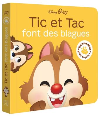 Couverture du livre « Bonne nuit, p'tit coquin ! : Disney Baby : Tic et Tac font des blagues » de Disney aux éditions Disney Hachette