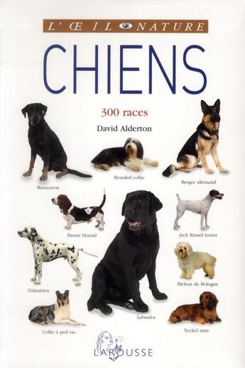 Couverture du livre « Chiens (édition 2012) » de David Alderton aux éditions Larousse