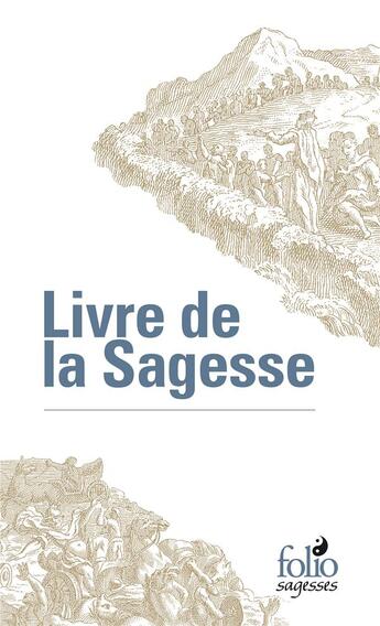 Couverture du livre « Livre de la sagesse » de Anonyme aux éditions Folio